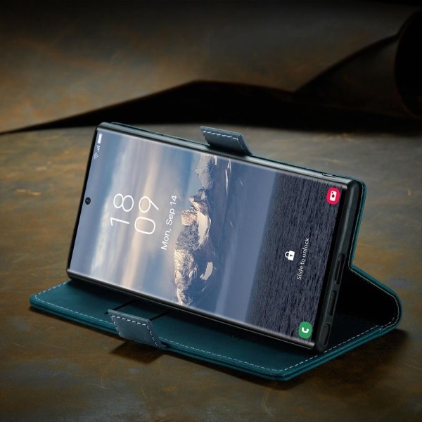 Чохол-книжка CaseMe Нубук для Samsung Galaxy S24 Ultra бірюзовий