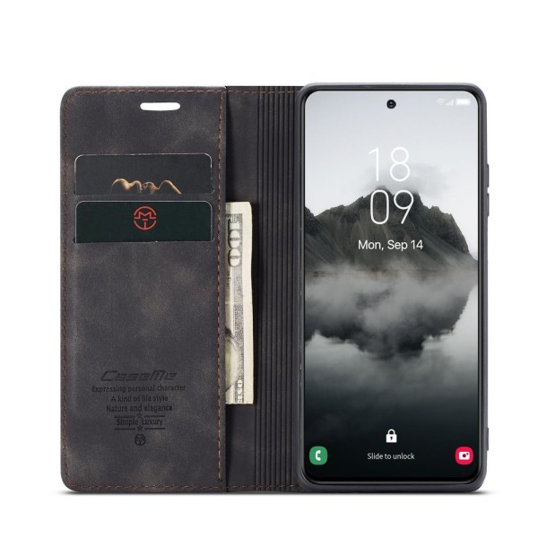 Чохол-книжка CaseMe Нубук для Samsung Galaxy S24 чорний