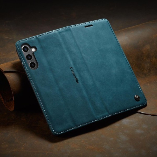 Чохол-книжка CaseMe Нубук для Samsung Galaxy S24 бірюзовий