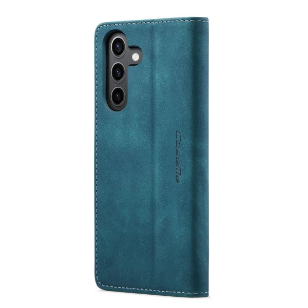 Чохол-книжка CaseMe Нубук для Samsung Galaxy S24 бірюзовий