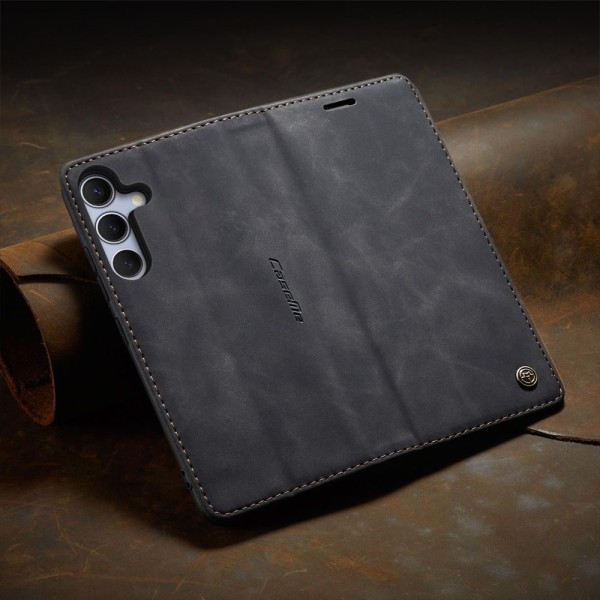 Чохол-книжка CaseMe Нубук для Samsung Galaxy S25+ чорний