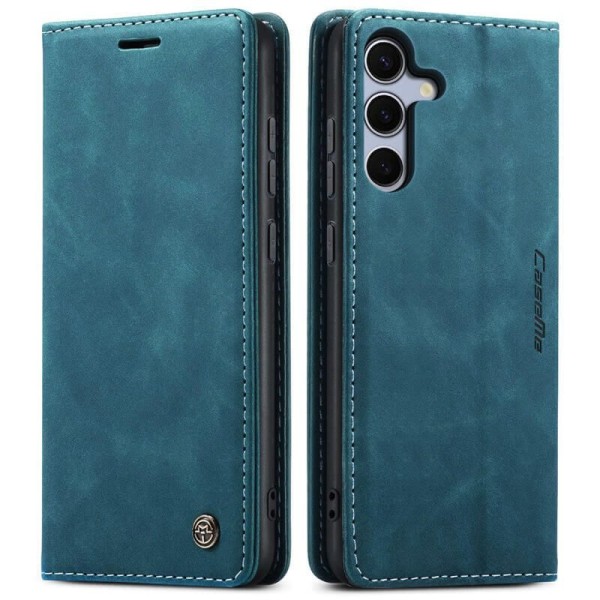 Чохол-книжка CaseMe Нубук для Samsung Galaxy S25+ бірюзовий