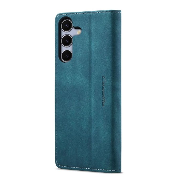 Чохол-книжка CaseMe Нубук для Samsung Galaxy S25+ бірюзовий