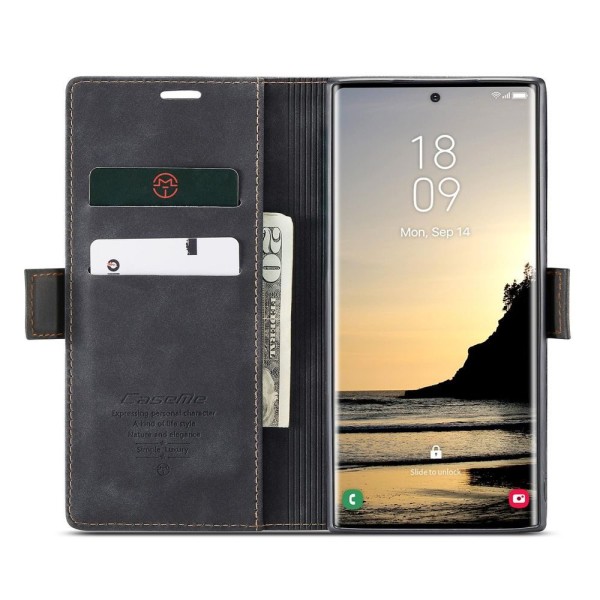 Чохол-книжка CaseMe Нубук для Samsung Galaxy S25 Ultra чорний