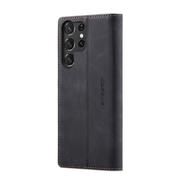 Чохол-книжка CaseMe Нубук для Samsung Galaxy S25 Ultra чорний