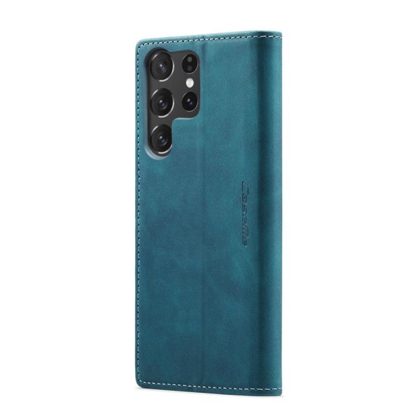 Чохол-книжка CaseMe Нубук для Samsung Galaxy S25 Ultra бірюзовий