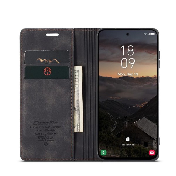 Чохол-книжка CaseMe Нубук для Samsung Galaxy S26+ чорний