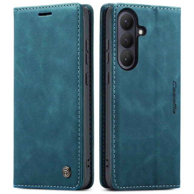 Чохол-книжка CaseMe Нубук для Samsung Galaxy S26+ бірюзовий