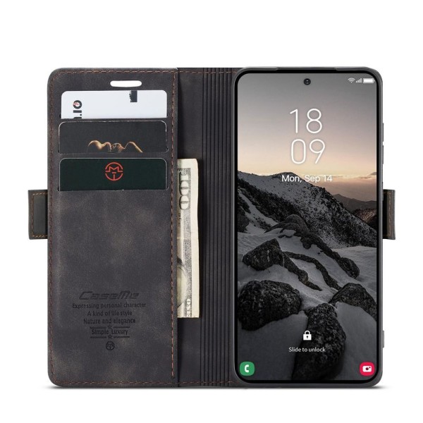 Чохол-книжка CaseMe Нубук для Samsung Galaxy S26 Ultra чорний