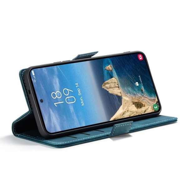 Чохол-книжка CaseMe Нубук для Samsung Galaxy S26 Ultra бірюзовий