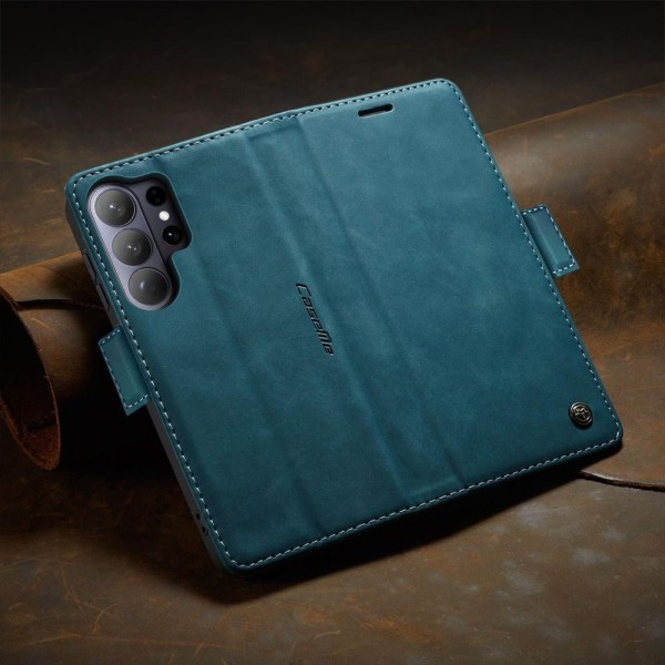Чохол-книжка CaseMe Нубук для Samsung Galaxy S26 Ultra бірюзовий
