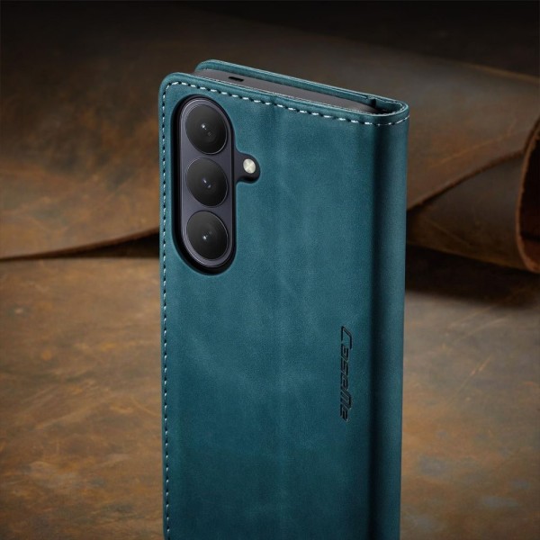 Чохол-книжка CaseMe Нубук для Samsung Galaxy S26 бірюзовий
