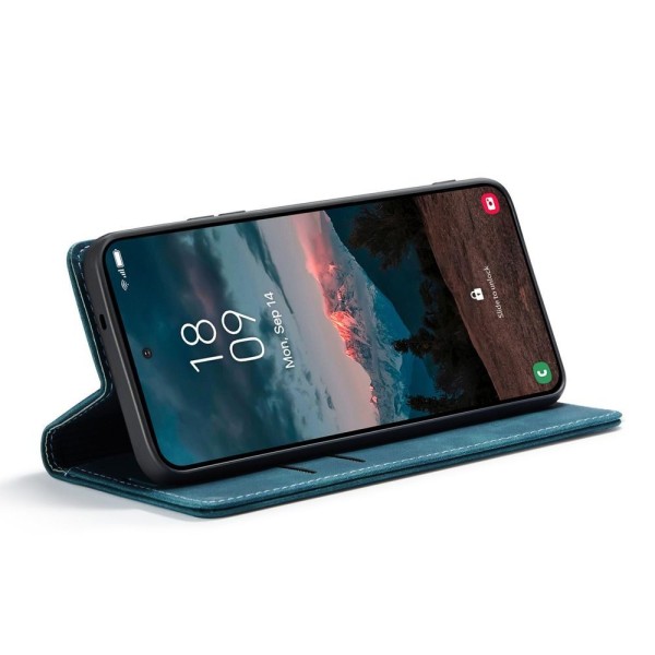 Чохол-книжка CaseMe Нубук для Samsung Galaxy S26 бірюзовий