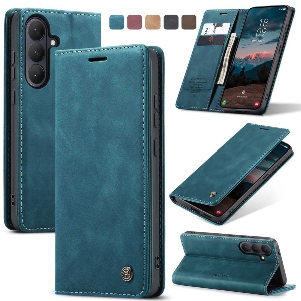 Чохол-книжка CaseMe Нубук для Samsung Galaxy S26 бірюзовий