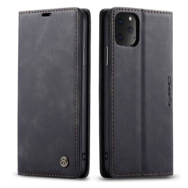 Чохол-книжка CaseMe Нубук для iPhone 11 Pro Max чорний