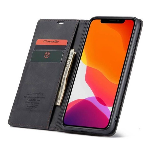 Чохол-книжка CaseMe Нубук для iPhone 11 Pro чорний
