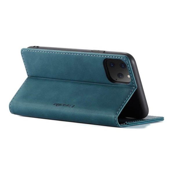 Чохол-книжка CaseMe Нубук для iPhone 11 Pro бірюзовий