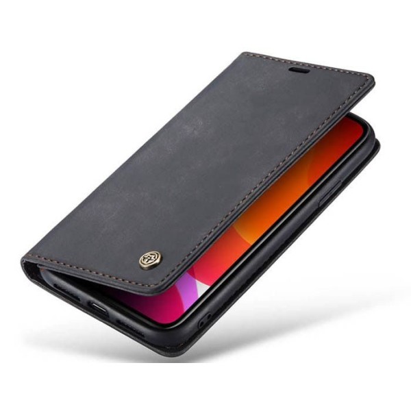 Чохол-книжка CaseMe Нубук для iPhone 11 чорний