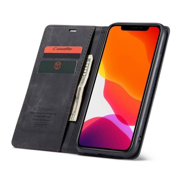 Чохол-книжка CaseMe Нубук для iPhone 11 чорний