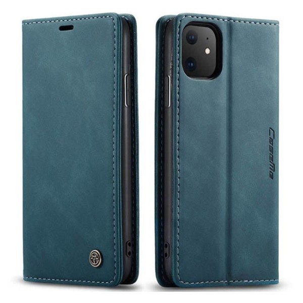 Чохол-книжка CaseMe Нубук для iPhone 11 бірюзовий