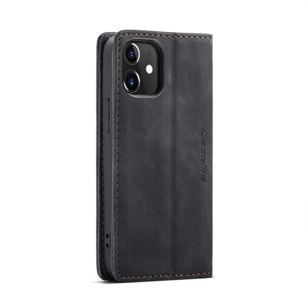 Чохол-книжка CaseMe Нубук для iPhone 12 mini чорний