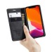 Чохол-книжка CaseMe Нубук для iPhone 12 mini чорний
