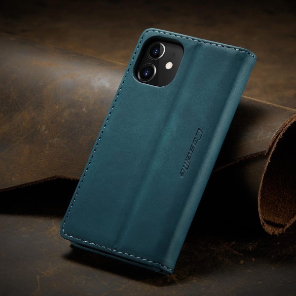 Чохол-книжка CaseMe Нубук для iPhone 12 mini бірюзовий