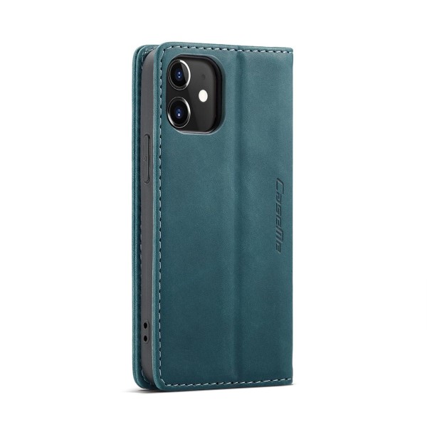 Чохол-книжка CaseMe Нубук для iPhone 12 mini бірюзовий