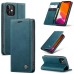 Чохол-книжка CaseMe Нубук для iPhone 12 mini бірюзовий