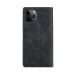 Чохол-книжка CaseMe Нубук для iPhone 12 Pro Max чорний