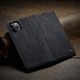 Чохол-книжка CaseMe Нубук для iPhone 12 Pro Max чорний