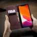 Чохол-книжка CaseMe Нубук для iPhone 12 Pro Max бордовий