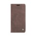 Чохол-книжка CaseMe Нубук для iPhone 12 Pro темно-коричневий
