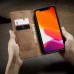 Чохол-книжка CaseMe Нубук для iPhone 12 Pro світло-коричневий