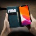 Чохол-книжка CaseMe Нубук для iPhone 12 бірюзовий