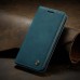 Чохол-книжка CaseMe Нубук для iPhone 12 бірюзовий