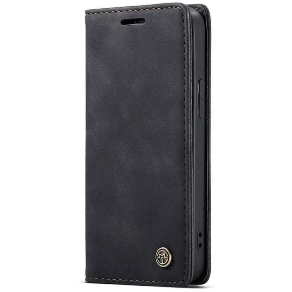 Чохол-книжка CaseMe Нубук для iPhone 13 mini чорний