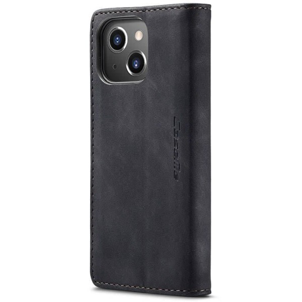 Чохол-книжка CaseMe Нубук для iPhone 13 mini чорний