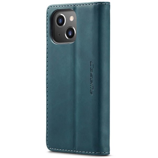 Чохол-книжка CaseMe Нубук для iPhone 13 mini бірюзовий