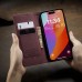 Чохол-книжка CaseMe Нубук для iPhone 15 Pro бордовий