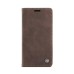 Чохол-книжка CaseMe Нубук для iPhone 15 Pro темно-коричневий