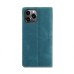 Чохол-книжка CaseMe Нубук для iPhone 15 Pro бірюзовий