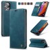 Чохол-книжка CaseMe Нубук для iPhone 15 Pro бірюзовий