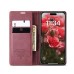 Чохол-книжка CaseMe Нубук для iPhone 16 Plus бордовий