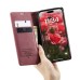 Чохол-книжка CaseMe Нубук для iPhone 16 Plus бордовий
