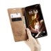 Чохол-книжка CaseMe Нубук для iPhone 16 Plus світло-коричневий