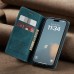 Чохол-книжка CaseMe Нубук для iPhone 16 Plus бірюзовий