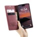 Чохол-книжка CaseMe Нубук для iPhone 17 Pro Max бордовий