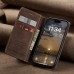 Чохол-книжка CaseMe Нубук для iPhone 17 Pro Max темно-коричневий
