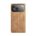 Чохол-книжка CaseMe Нубук для iPhone 17 Pro Max світло-коричневий